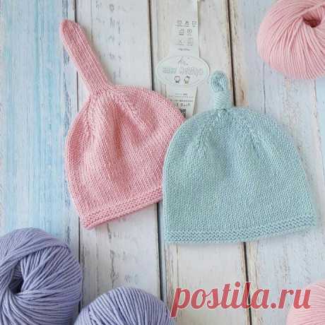 Мини-мк по детской шапочке с узелком