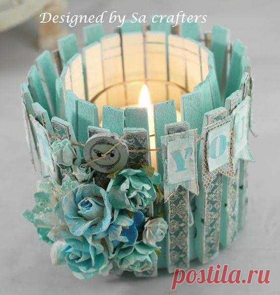 Поделки из старых прищепок