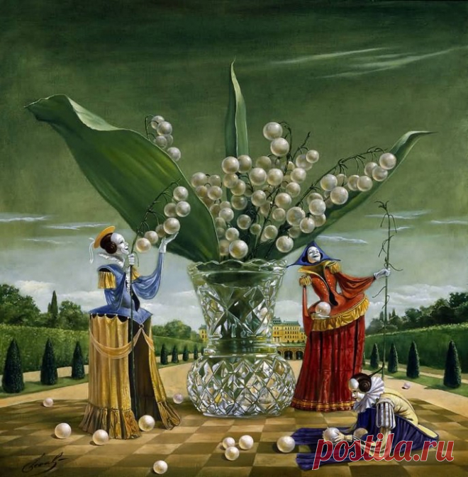 Illusions of Absurdity. Bouquet of Metaphors, Michael Cheval (Михаил Хохлачев), арт галерея живописи. Страница get.