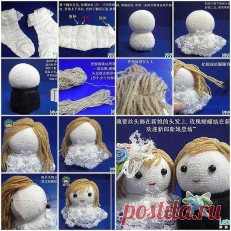 10 простых ИГРУШЕК из НОСКОВ с МК