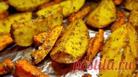 Предлагаю вам идею приготовления очень вкусного блюда, которое нравится абсолютно всем. Идеальный картофель со специями, очень вкусный и ароматный, мы будем запекать в духовке. Минимальный набор продуктов, минимум времени на подготовку, а в результате – невероятно аппетитный гарнир.