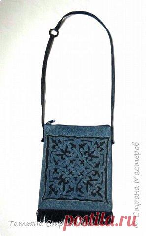 Декор из джинса в стиле "вытынанка" | Страна Мастеров