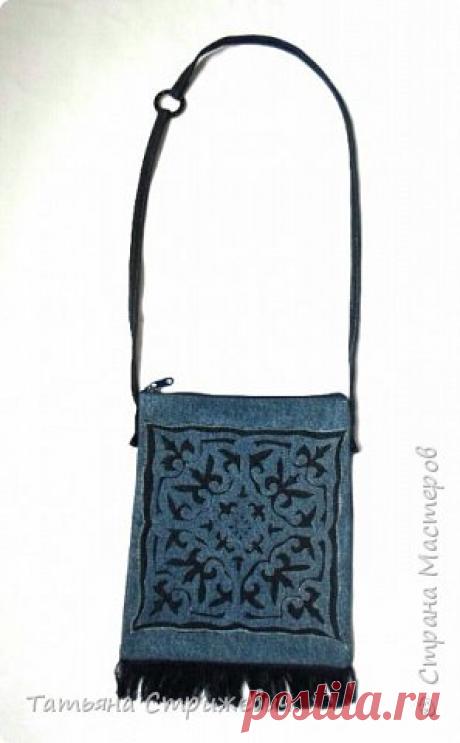 Декор из джинса в стиле &quot;вытынанка&quot; | Страна Мастеров