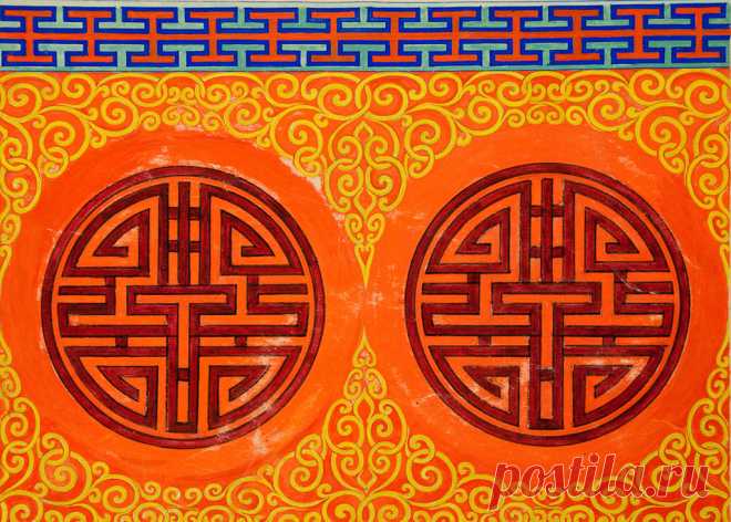 этнические орнаменты » Традиционный монгольский орнамент