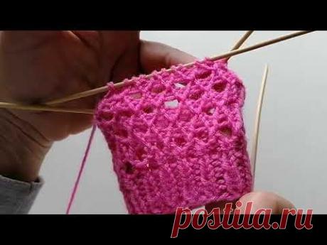 Strickmuster in Runden für Anfänger 😍