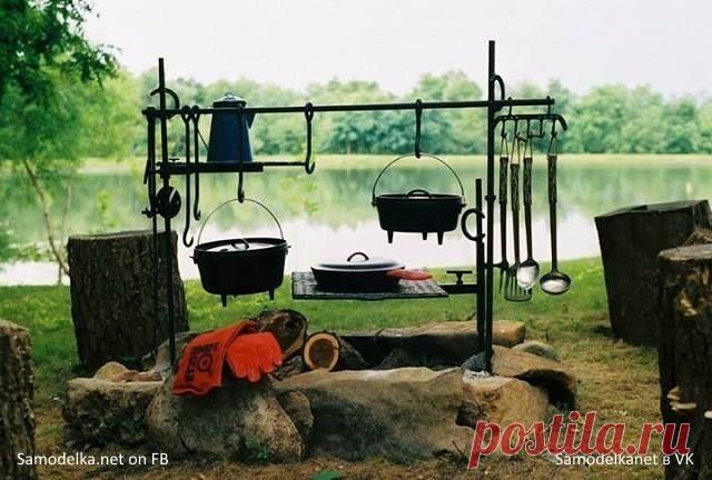 Жарим - парим на природе или кухня на костре