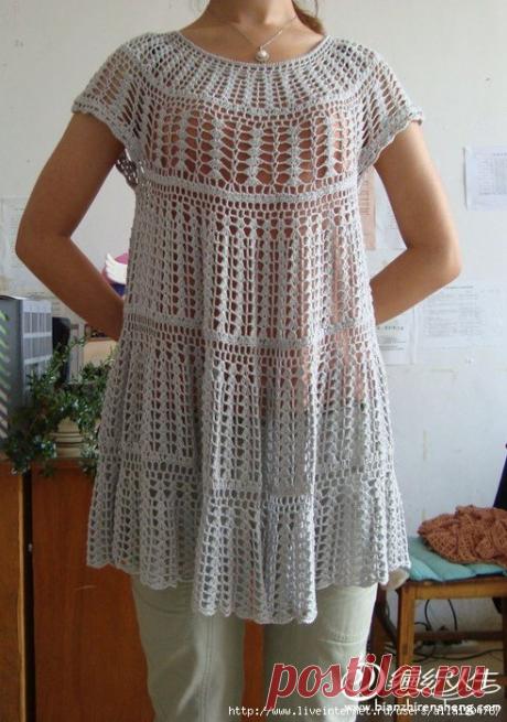 туника крючком