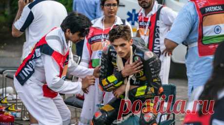 Итальянец Марини сломал ключицу в результате аварии на Гран-при Индии MotoGP. Итальянский мотогонщик Лука Марини, который выступает на Ducati за команду VR46, получил перелом ключицы в спринт-гонке Гран-при Индии MotoGP. Читать далее