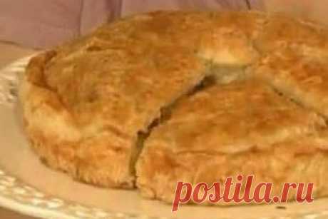 Слоеный пирог с яйцом