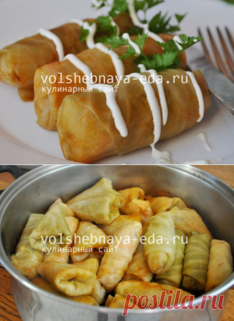 Голубцы пошаговый рецепт с фото. Как приготовить голубцы. Классические голубцы с мясом и рисом из капусты | Волшебная Eда.ру