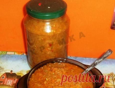 Икра из зеленых помидор и болгарского перца на зиму рецепт с фото