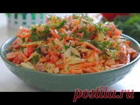 НОВИНКА! САЛАТ НАРАСХВАТ!Вкусный  Крабовый Салат "ПЕРЕПОЛОХ"
