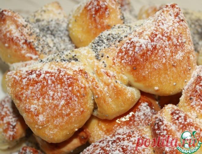 Дрожжевые булочки на кефире и молоке Кулинарный рецепт