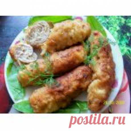 Рулетики "Мясо с мясом" Кулинарный рецепт