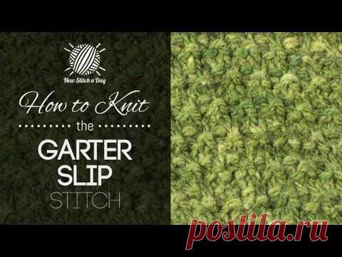 How to Knit the Garter Slip Stitch - NewStitchaDay.com