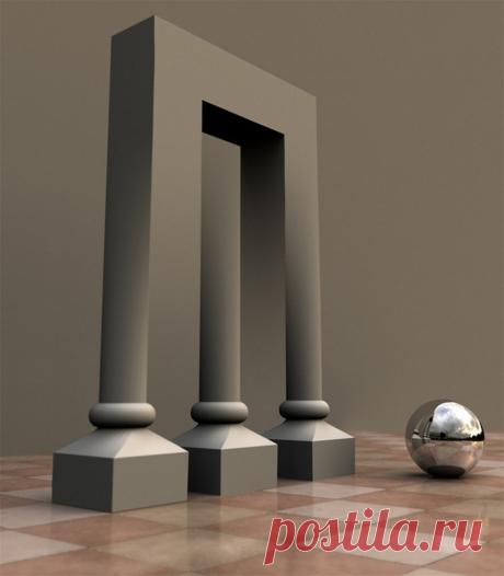 Невозможные фигуры от Josh Sommers. - Путешествуем вместе