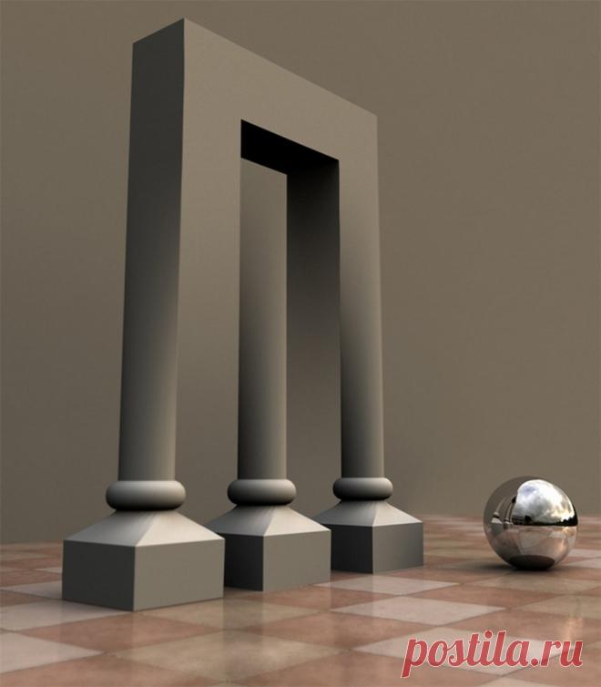 Невозможные фигуры от Josh Sommers. - Путешествуем вместе