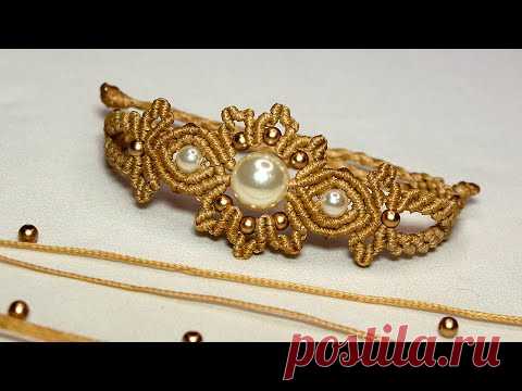 БРАСЛЕТ МАКРАМЕ. MACRAME BRACELET.