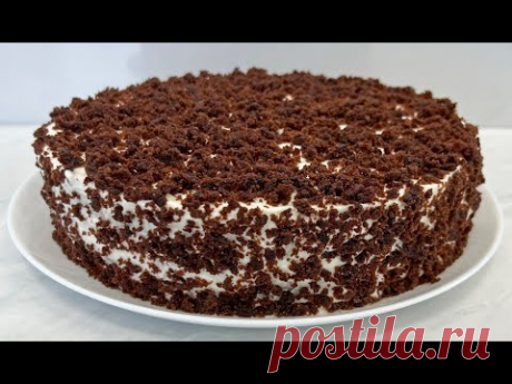 ТОРТ ТРИ СТАКАНА Невероятно Нежный Очень Вкусный Десерт Просто Тает Во Рту!!! /  Cake Three Glasses