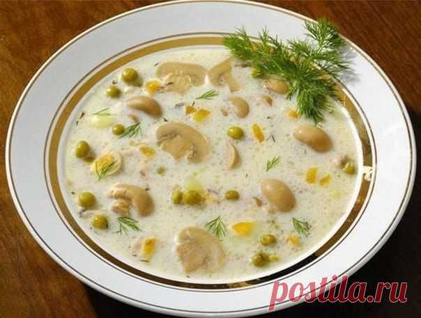Сырный супчик с грибами » Кулинарные рецепты