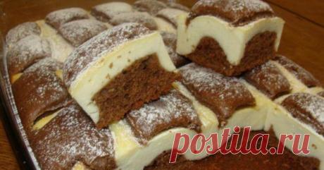 Пирог «Подушки» — объеденье &nbsp;

Очень вкусное сочетание шоколадного теста и творожного. Пирог получается довольно пышным и невесомым. Смотрится очень эффектно. В разрезанном виде похож на пирожные. Для...