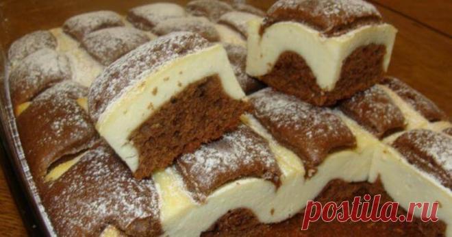 Пирог «Подушки» — объеденье  

Очень вкусное сочетание шоколадного теста и творожного. Пирог получается довольно пышным и невесомым. Смотрится очень эффектно. В разрезанном виде похож на пирожные. Для...