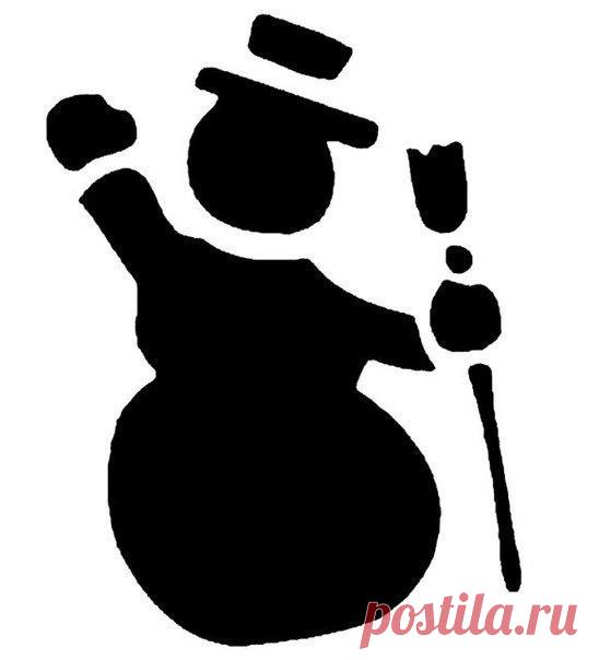 Новогодние трафареты.