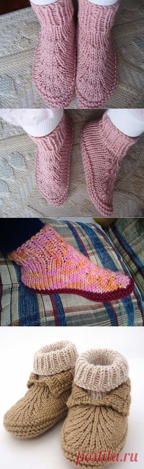 Носочки-боты Bulky Yarn Booty.