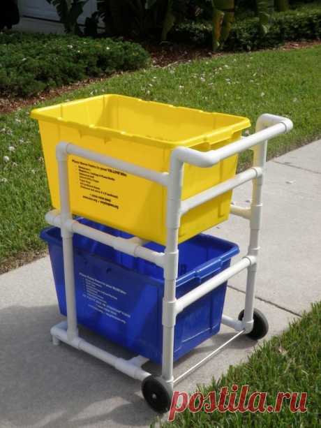 Что можно сделать из пластиковых труб