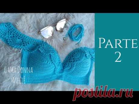 Top ciganinha em crochê passo a passo PARTE 2