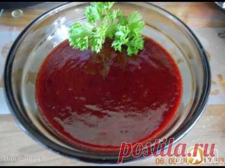 Малиновый соус к мясу  Французская кухня