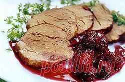 Говядина с вишневым соусом | Кулинарные рецепты. Готовь вкусно!