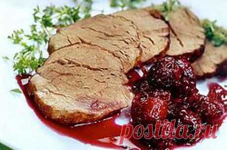 Говядина с вишневым соусом | Кулинарные рецепты. Готовь вкусно!