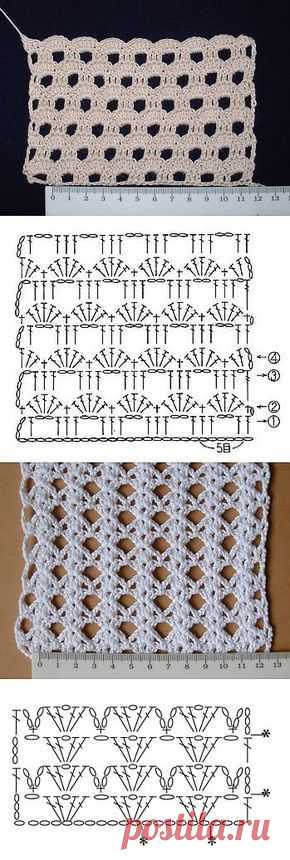 Crochet pattern. Unfortunately no tutorial or link (comes from a closed Russian blog). Beautiful though. Worth trying to make based on the picture pattern.