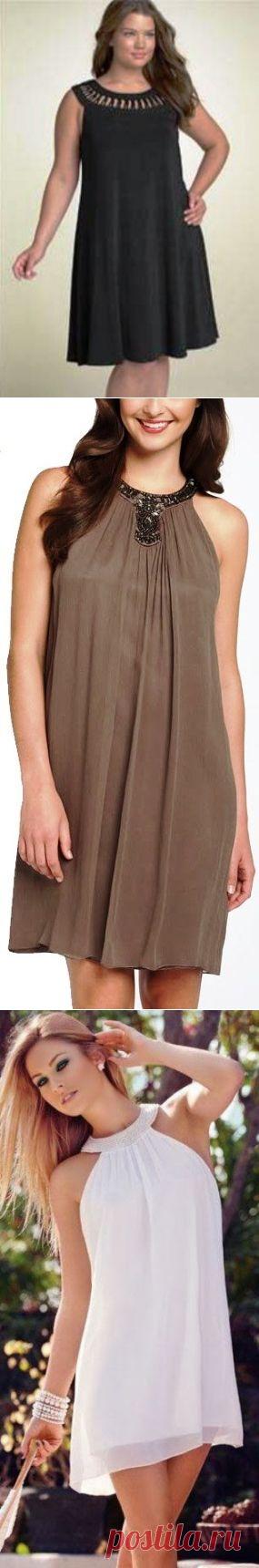 Моделирование женских платьев свободного силуэта..