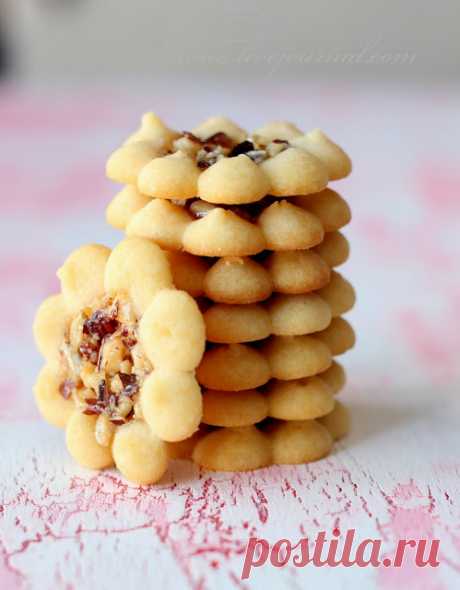 Печенье &quot;цветочек с ореховой начинкой&quot; - Сладкий мир