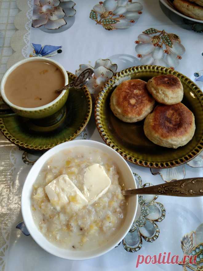 Что я ем на ПП.Овсяная каша. Оладьи из ржаной муки. Шоколадное пирожное. Щи. Тыквенное пюре.Лаваш с сыром. Киви.Картофель с яйцом.Салат. | Будни российской пенсионерки.ПП. | Дзен