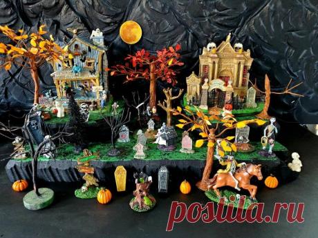 Диорамные интерьерные композиции на Хэллоуин - Planetalsad
