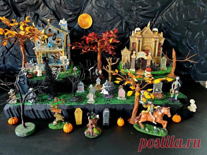 Диорамные интерьерные композиции на Хэллоуин - Planetalsad