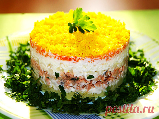 Салат «Мамзель» - ПАЛЬЧИКИ ОБЛИЖЕШЬ. Вкуснотища необыкновенная!