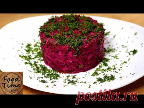🥗Свекольный салат с сыром, яйцами и зелёным луком🥗Beetroot salad with cheese, eggs and green onions🥗