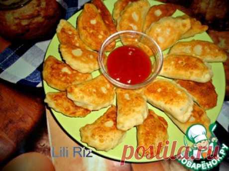 Жареные пельмени из картофельного теста - кулинарный рецепт