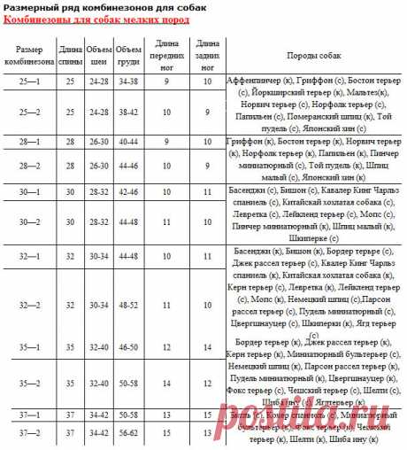 Комбинезоны для собак