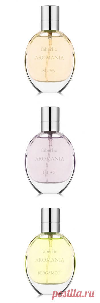 AROMANIA Mono-Parfüms - NEUE Produkte faberlic
Die Aromania-Kollektion gibt Ihnen die Chance, diejenige zu wählen, die Sie am meisten spricht, oder bevorzugen Sie zwei oder drei Düfte auf einmal und kombinieren sie, wie Sie wollen.
Moschus EdT, Lilac EdT, Bergamotte EdT.