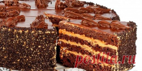 Очень Нежный и вкусный шоколадный торт. Перед ним не устоит ни один сладкоежка