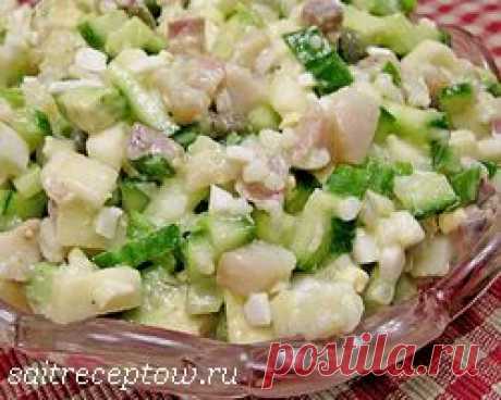 Рецепт салата с селёдкой | Сайт рецептов