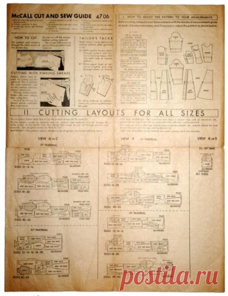 De-Coding Vintage Patterns: Part 1- McCall Patterns & The Advent of the Printed Pattern – Wearing History® Blog