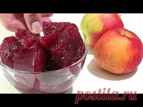 Яблочно-вишнёвое повидло/Apple and cherry jam
