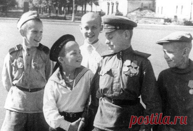 Герои войны в 1945