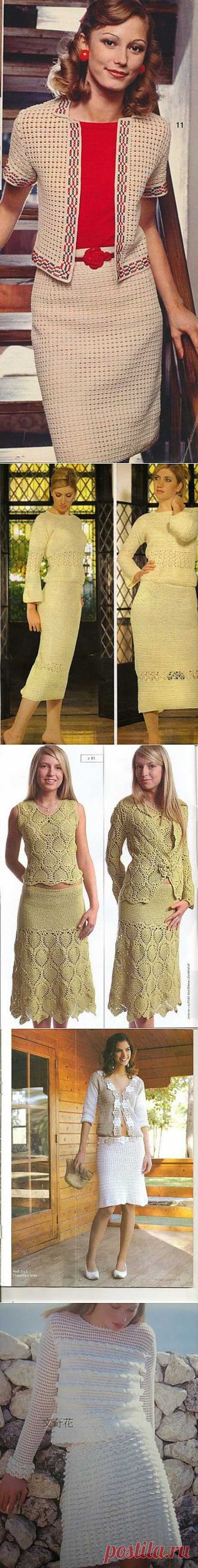 Костюмы и схемы)Вязание для женщин..